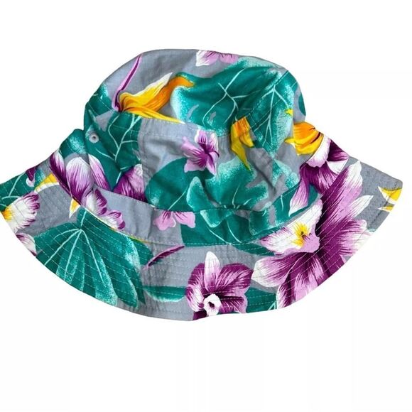 Vintage Philadelphia Rapid Transit Hawaiian Print Bucket Hat - Picture 1 of 4